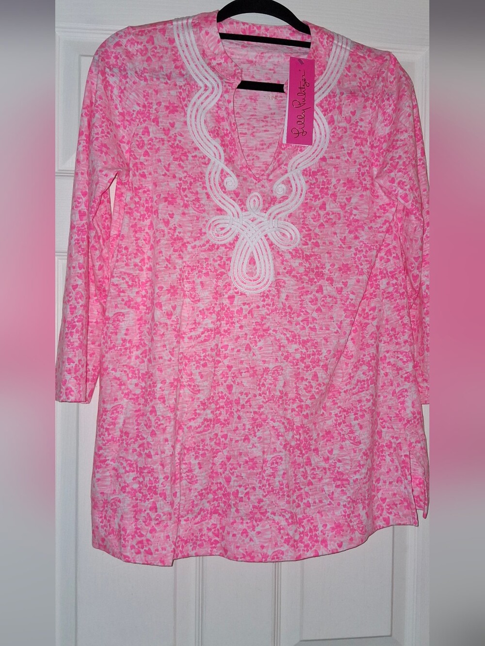 Lilly Pulitzer Kaia Knit Tunic In Pink Shandy Invest A Gator
